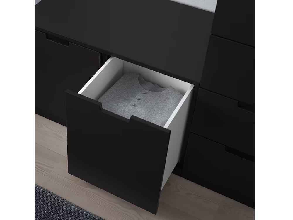 Комод Нордли 39 black ИКЕА (IKEA) изображение товара