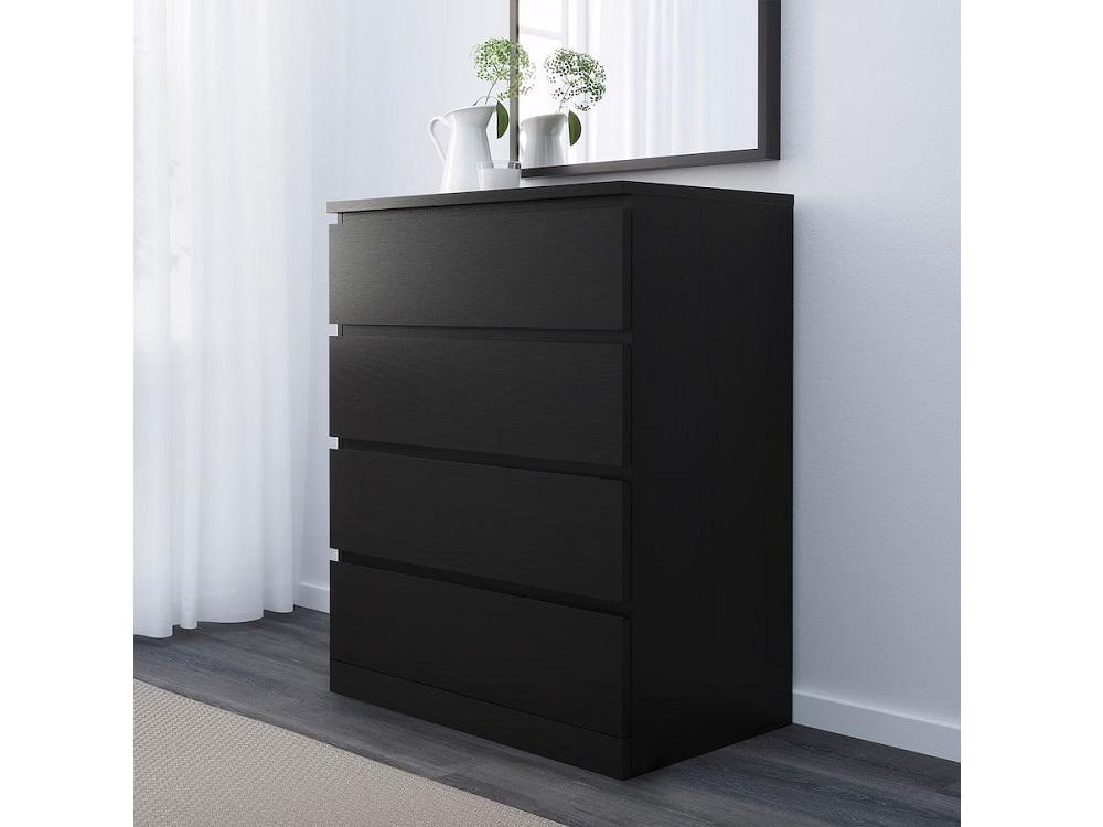 Комод Мальм 16 black ИКЕА (IKEA) изображение товара